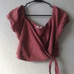 Pink crossbody shirt super good quality.